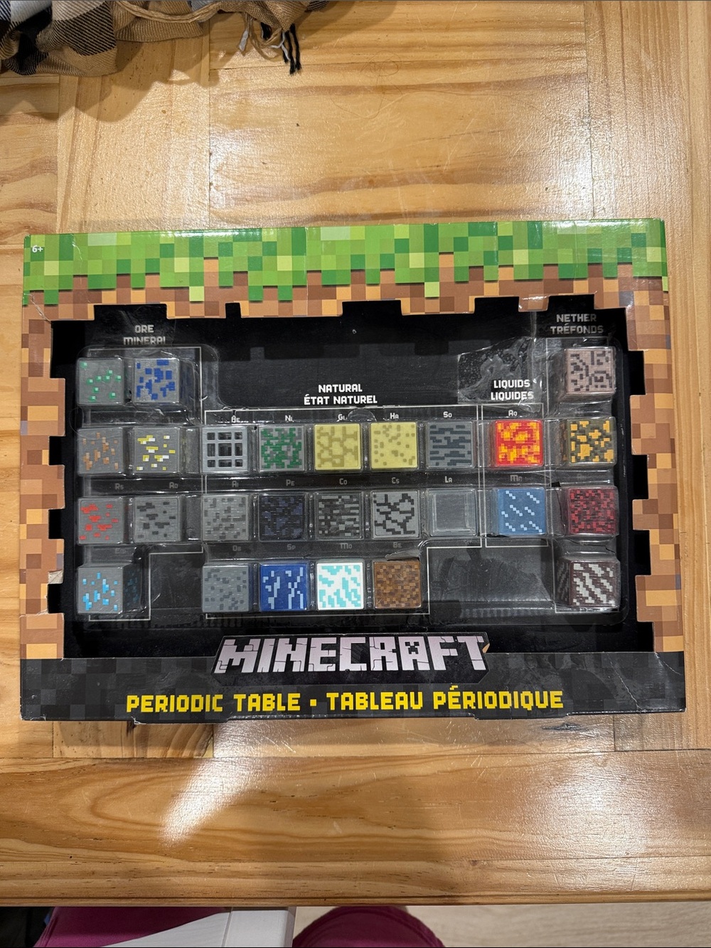 NEW SEALED Minecraft Periodic Table Playset - Multicolor Blocks Collectible